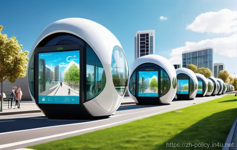 정책분석사와 데이터 분석 성공 사례와 연구 - **Prompt 1: "Smart City Life with Seamless Public Services"**
A vibrant, wide-angle, photorealis...