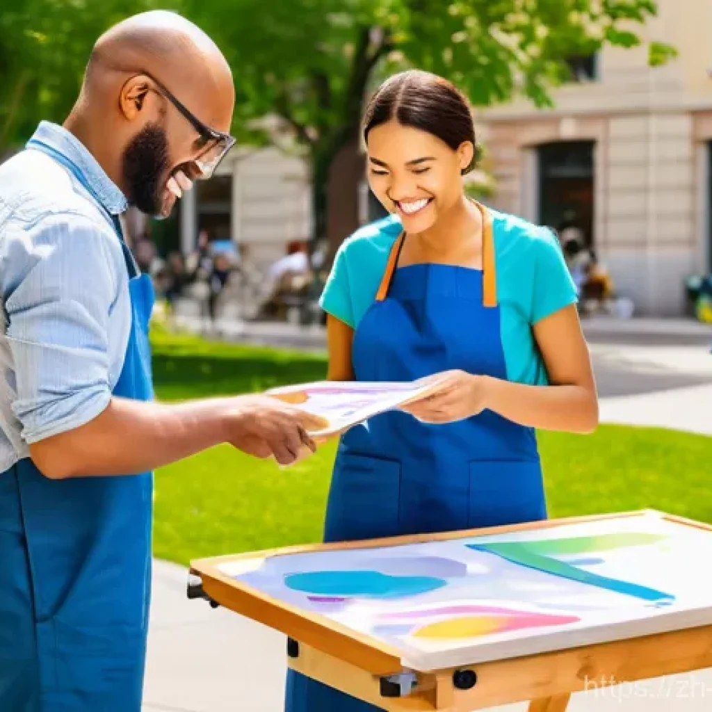 정책분석사와 다양한 분야와의 협업 사례 - **Prompt 1: Community Engagement Policy Analyst**
"A vibrant, wide shot of a diverse group of pe...