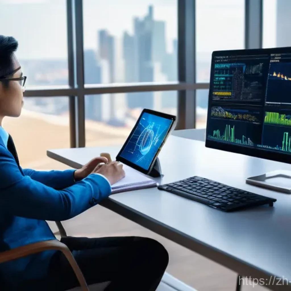 정책분석사와 공공 정책 성공 사례 연구와 경력 개발 전략 - **Prompt 1: The Analytical Mind in the AI Age**
A highly detailed and realistic depiction of a p...