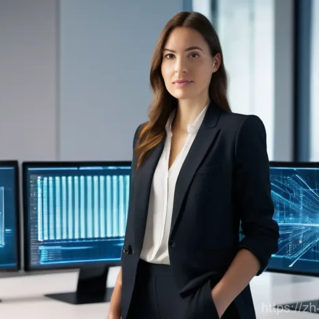 정책분석사 관련 직무 인터뷰 - **Prompt:** A highly intelligent and focused female policy analyst, in her late 20s to early 30s, st...