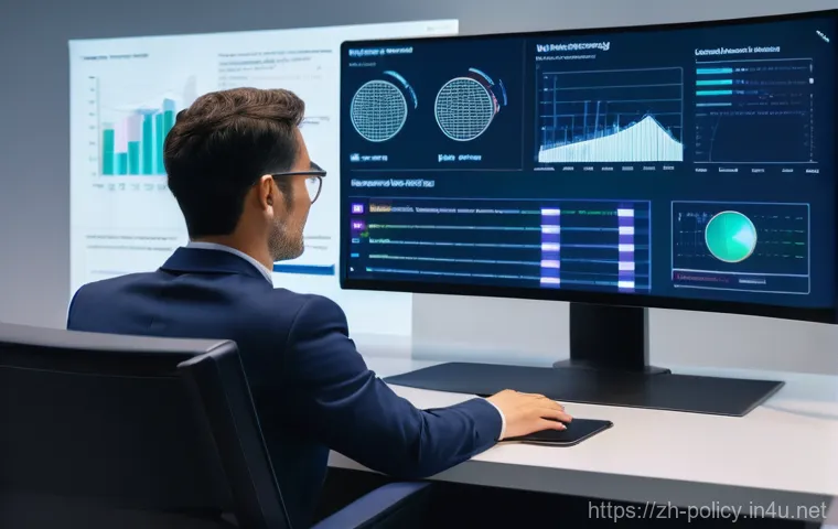 정책분석사와 최신 기술 활용 방안 - **Prompt:** A highly focused female policy analyst, in her late 20s to early 30s, wearing smart busi... 정책분석사와 최신 기술 활용 방안 - **Prompt:** A highly focused female policy analyst, in her late 20s to early 30s, wearing smart busi...