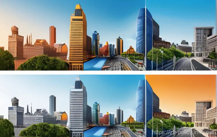 정책분석사와 공공기관 데이터 활용 사례 - Here are three image generation prompts in English, detailing various aspects of data-driven policy ...