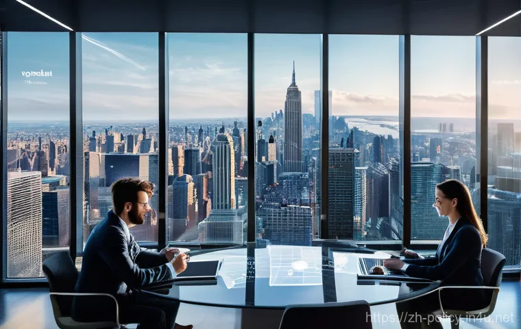 정책분석사와 팀 구성의 중요성 - **Interdisciplinary Policy Collaboration:**
    "A vibrant and dynamic meeting room filled with dive...