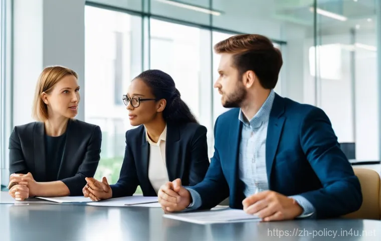 정책분석사와 변화 관리의 도전 과제 - **Prompt:** A highly focused policy analyst, female, in her late 30s, wearing a smart, tailored blaz...