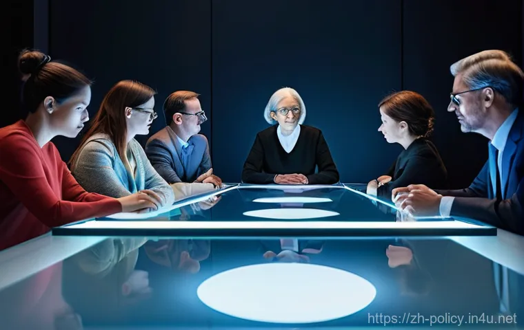 정책분석사 직무 역량 강화 방법 - **Prompt:** A dynamic, modern policy analyst, male or female, in a sleek, high-tech office. The anal...