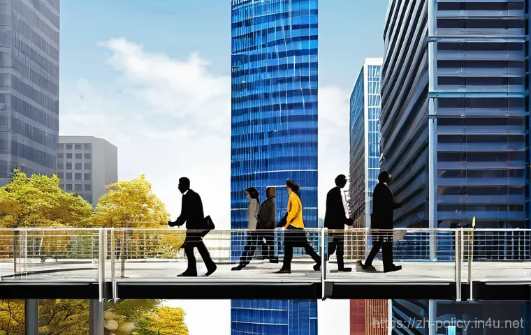 정책분석사 직무 역량 강화 방법 - **Prompt:** A diverse group of policy analysts, including various ethnicities and genders, engaged i...