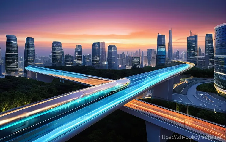 정책분석사와 데이터 기반 정책 결정 - **Prompt 1: "Smart Urban Orchestration"**
    A bustling, futuristic cityscape at dawn or dusk, char...