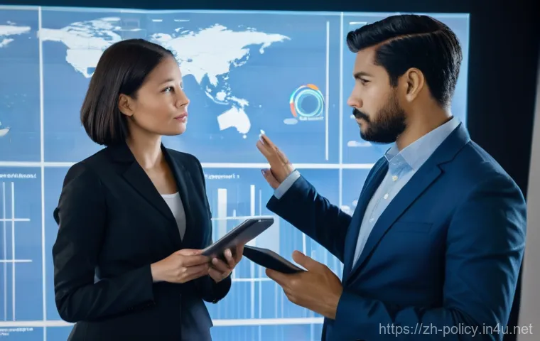 정책분석사와 데이터 기반 정책 결정 - **Prompt 1: "Smart Urban Orchestration"**
    A bustling, futuristic cityscape at dawn or dusk, char...